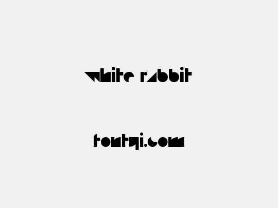 white rabbit