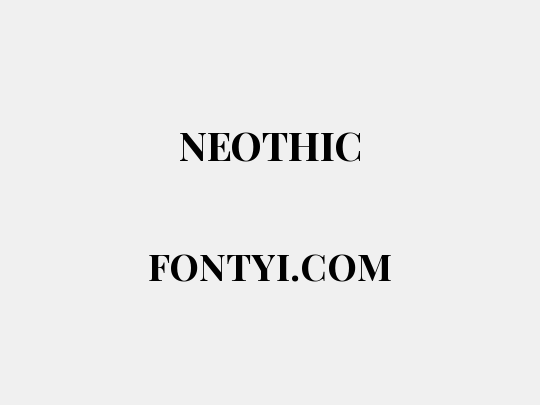 Neothic