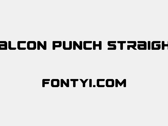 Falcon Punch Straight