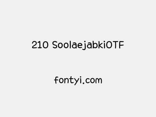 210 SoolaejabkiOTF