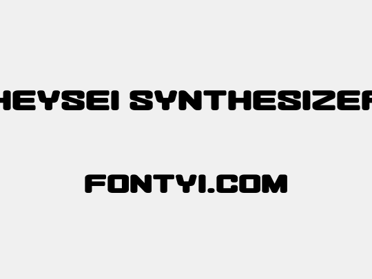 Heysei Synthesizer