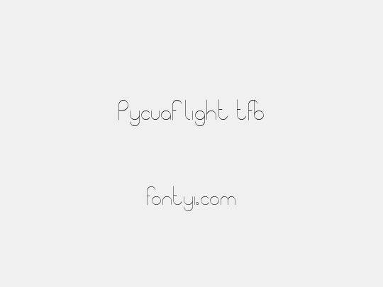 Pycuaf light tfb