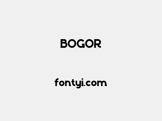 BOGOR