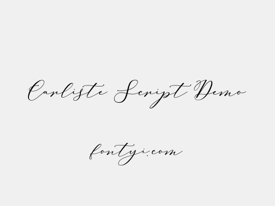 Carliste Script Demo