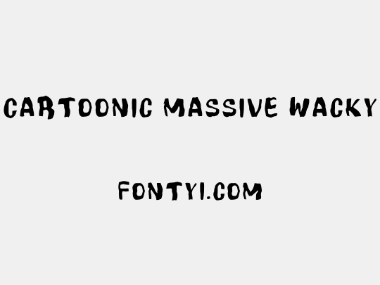 Cartoonic Massive Wacky