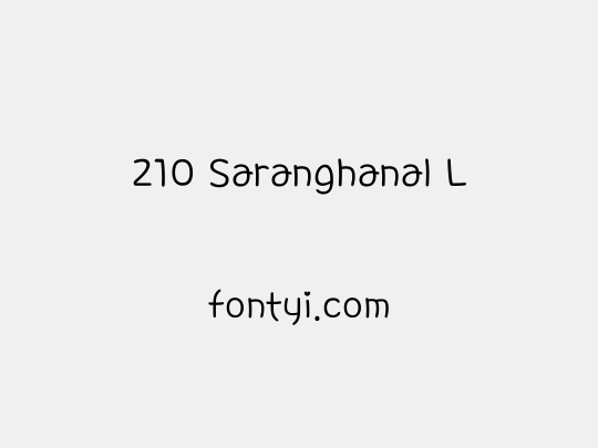 210 Saranghanal L