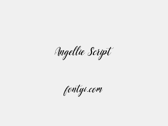 Angellie Script