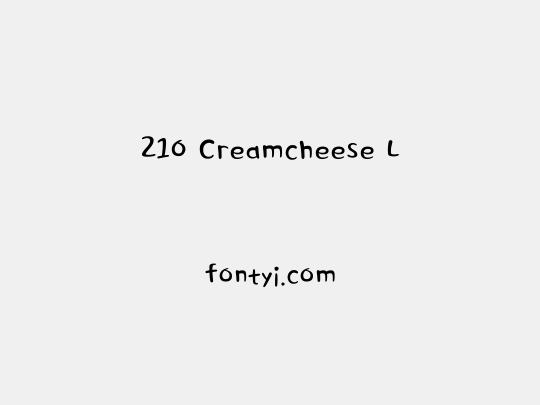 210 Creamcheese L