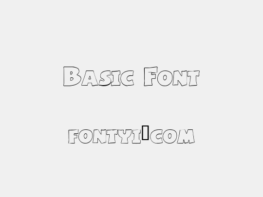 Basic Font