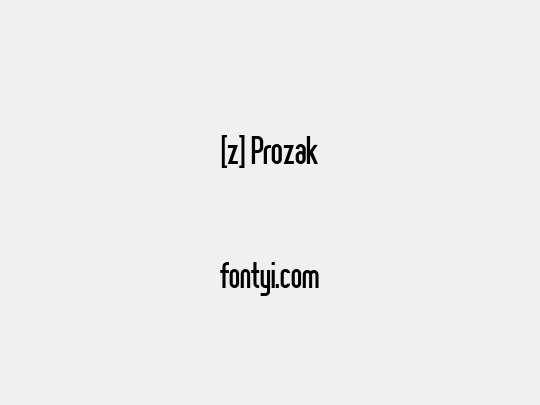 [z] Prozak