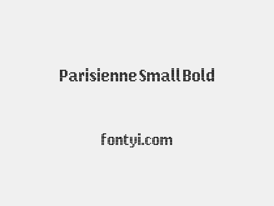 Parisienne Small Bold