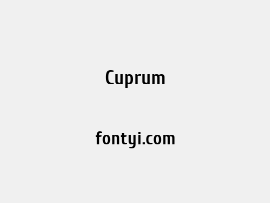 Cuprum