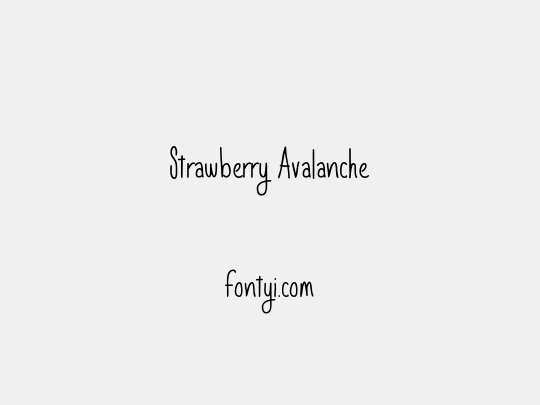 Strawberry Avalanche