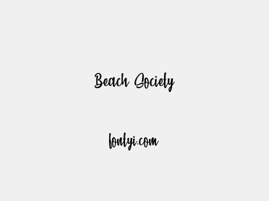 Beach Society