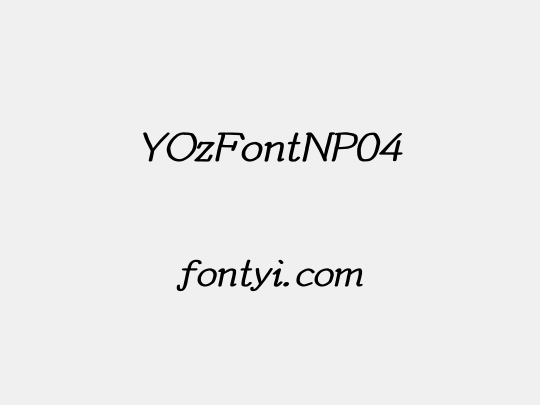 YOzFontNP04