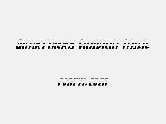 Antikythera Gradient Italic