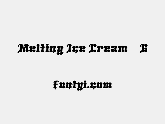 Melting Ice Cream__G