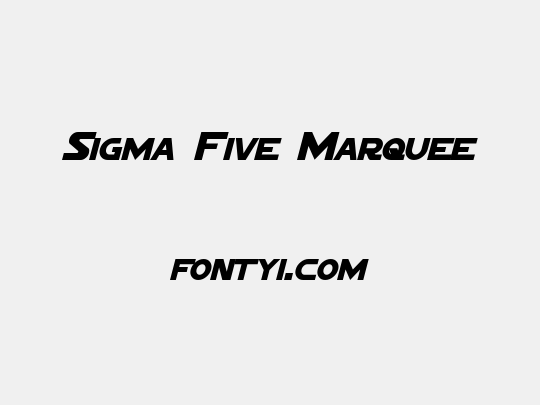 Sigma Five Marquee