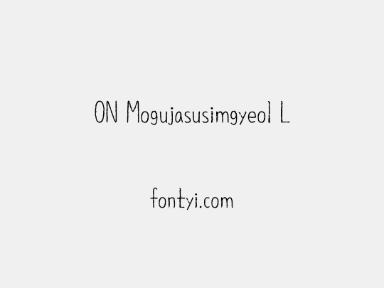 ON Mogujasusimgyeol L