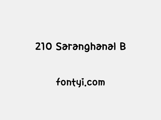 210 Saranghanal B