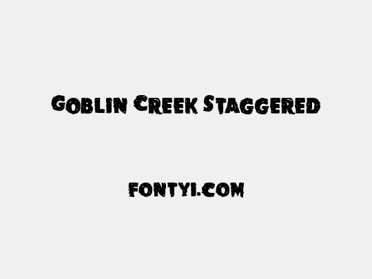 Goblin Creek Staggered