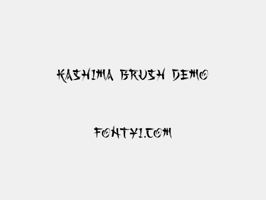 Kashima Brush Demo