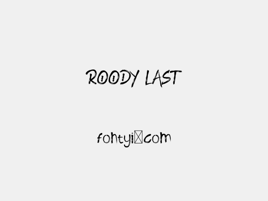 ROODY LAST