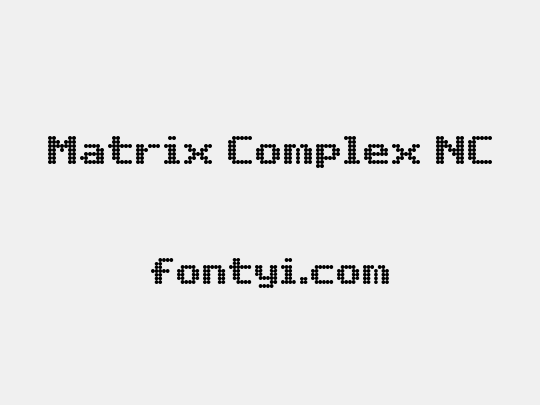 Matrix Complex NC