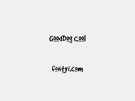 GoodDog Cool