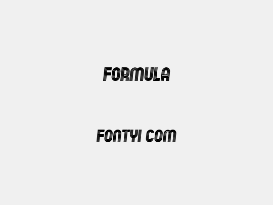 Formula