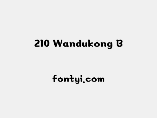 210 Wandukong B