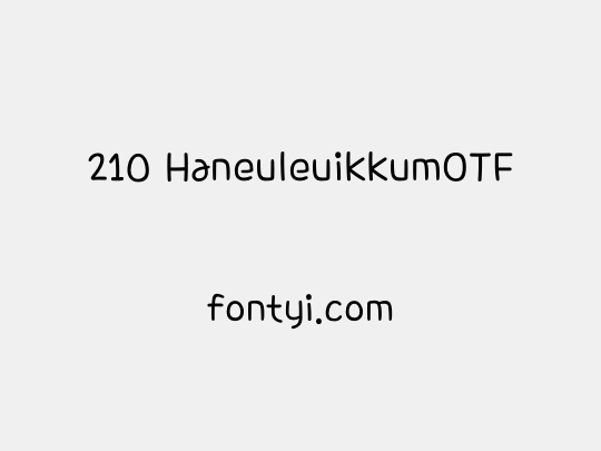 210 HaneuleuikkumOTF