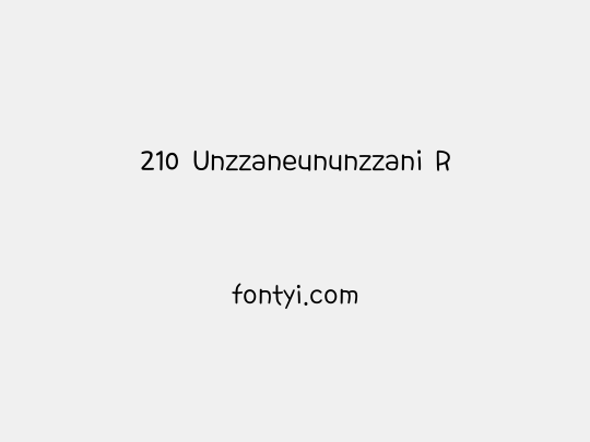 210 Unzzaneununzzani R