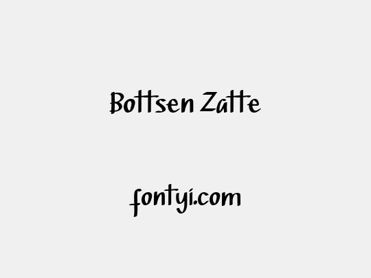 Bottsen Zatte