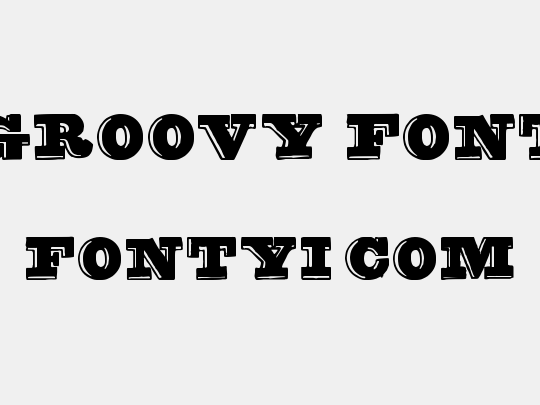 groovy font