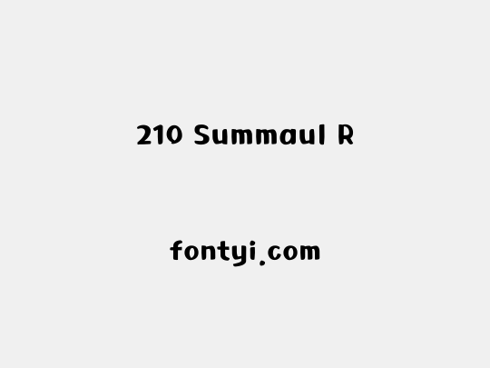 210 Summaul R