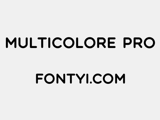 Multicolore Pro