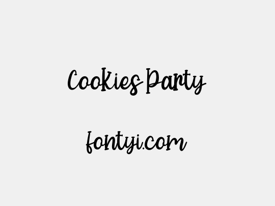 Cookies Party