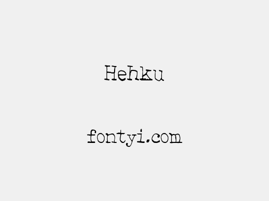 Hehku