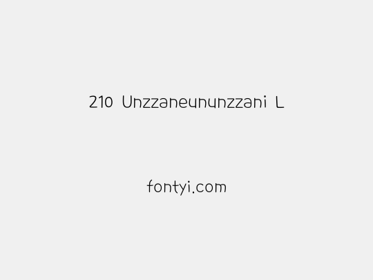 210 Unzzaneununzzani L