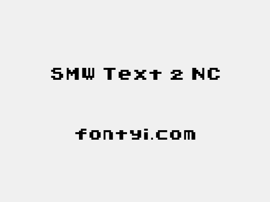 SMW Text 2 NC