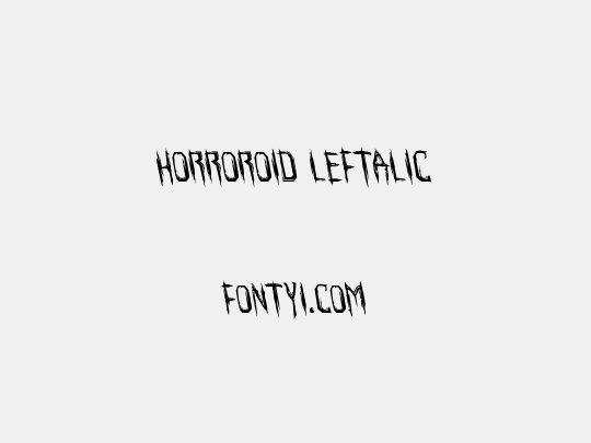 Horroroid Leftalic