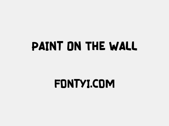Paint On The Wall