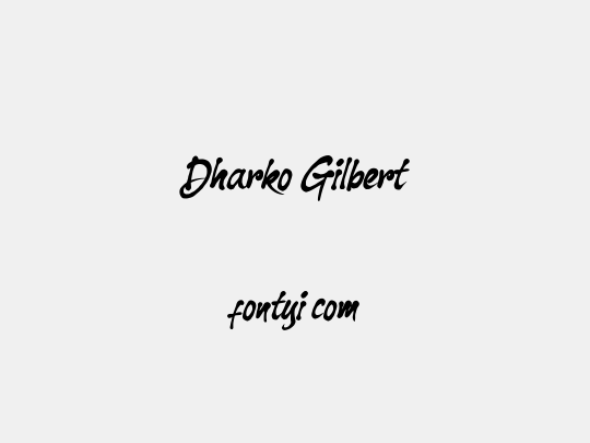 Dharko Gilbert