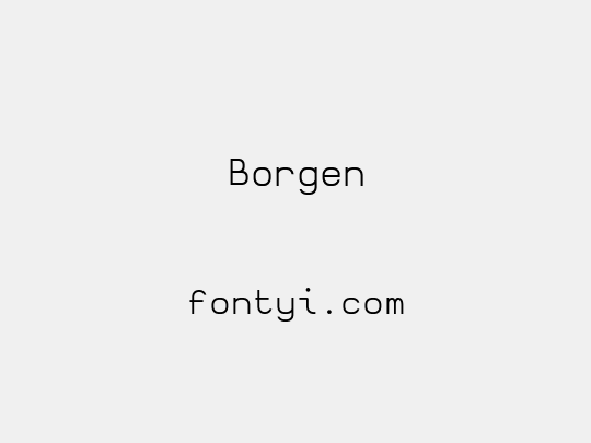 Borgen