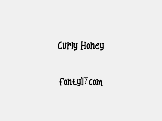 Curly Honey