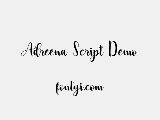 Adreena Script Demo