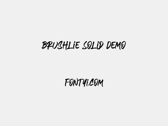 Brushlie Solid Demo