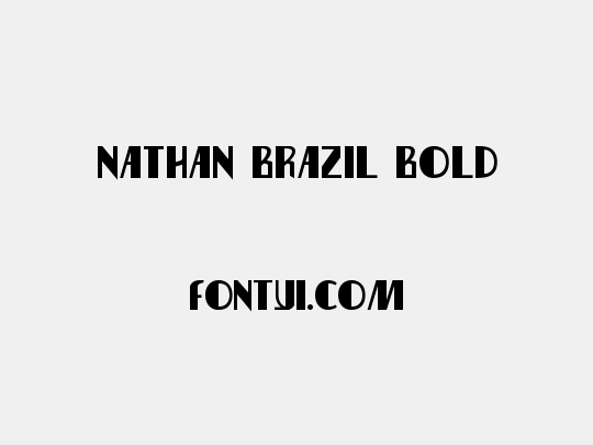 Nathan Brazil Bold