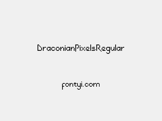 DraconianPixelsRegular